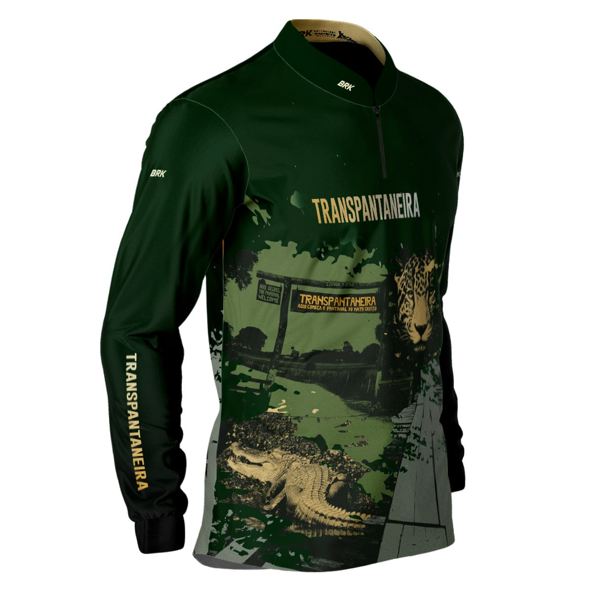 Camisa de Motociclismo Brk Transpantaneira com Proteção Solar UV50+