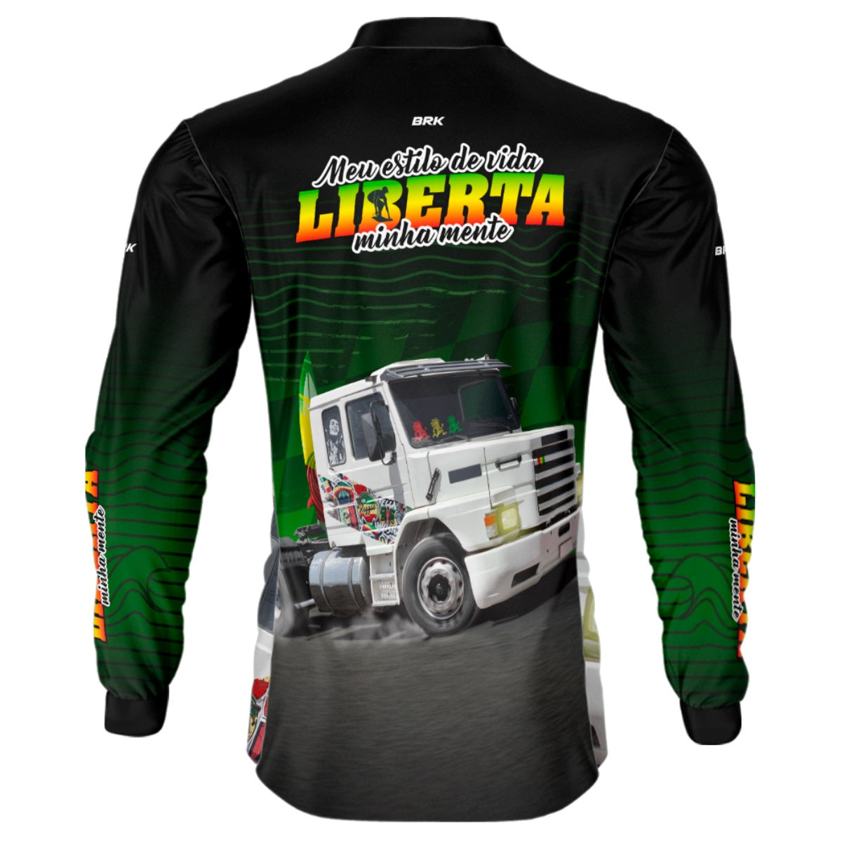 Camisa de Caminhão Brk Meu Estilo de Vida com UV50+