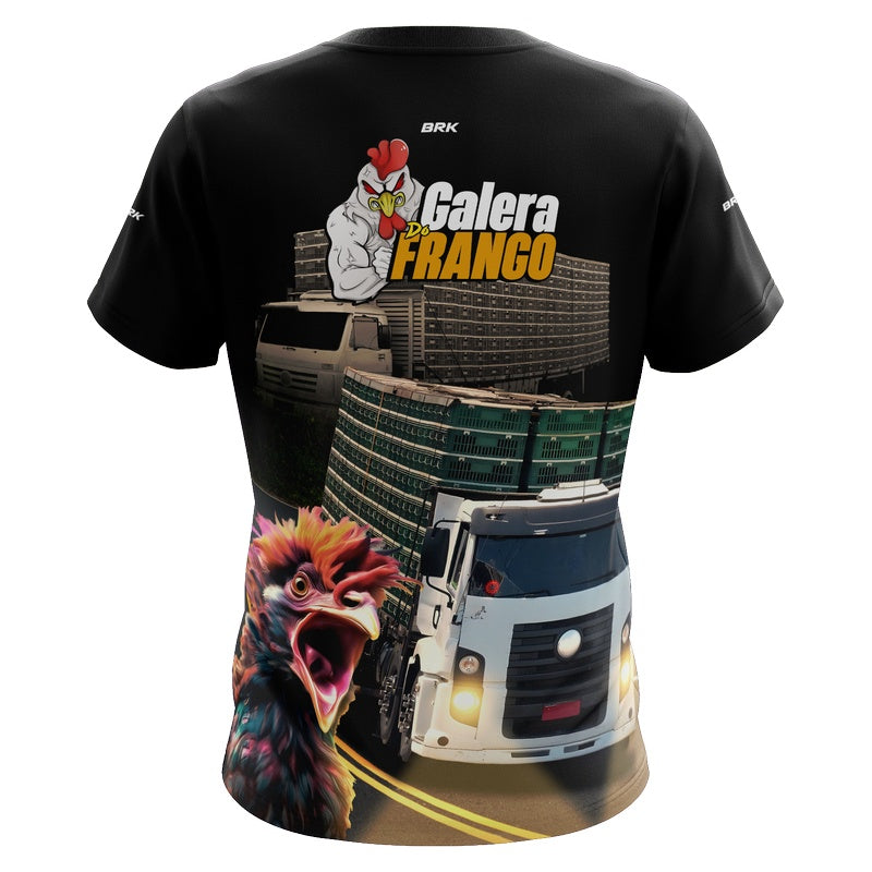 Camiseta de Caminhão Brk Galera do Frango Com Uv50+