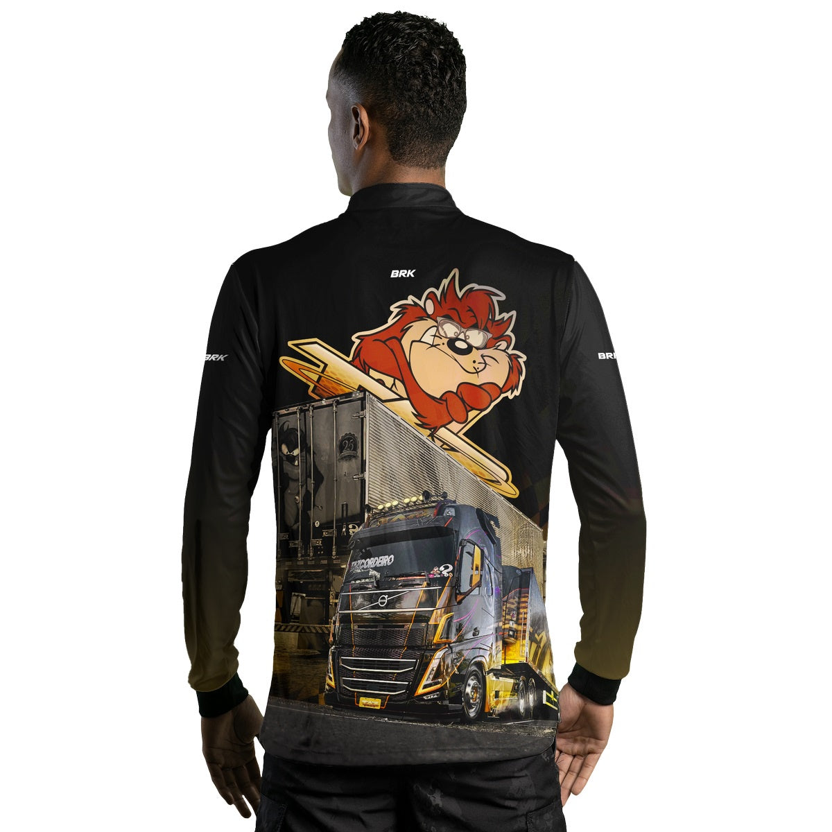 Camisa de Caminhão Brk Caminhão Taz Cordeiro com Proteção Solar UV50+