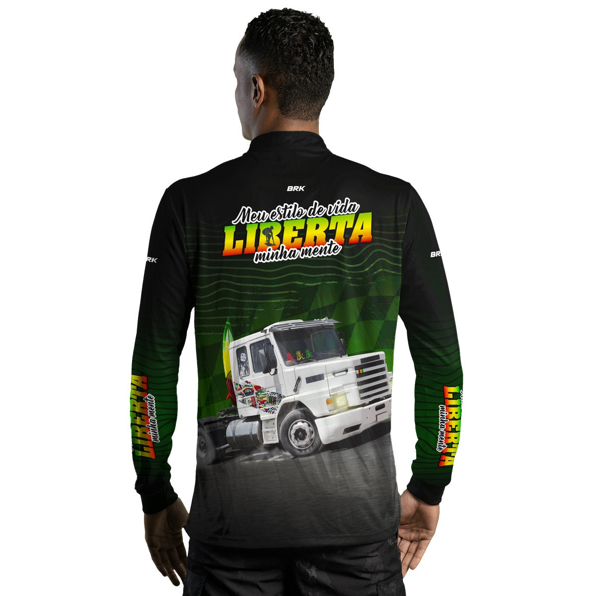 Camisa de Caminhão Brk Meu Estilo de Vida com UV50+