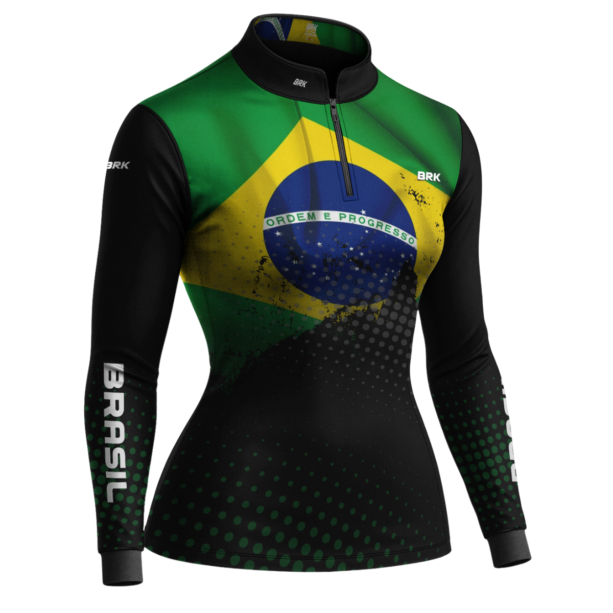 Camisa Brk Brasil com Proteção UV50 Envio Imediato