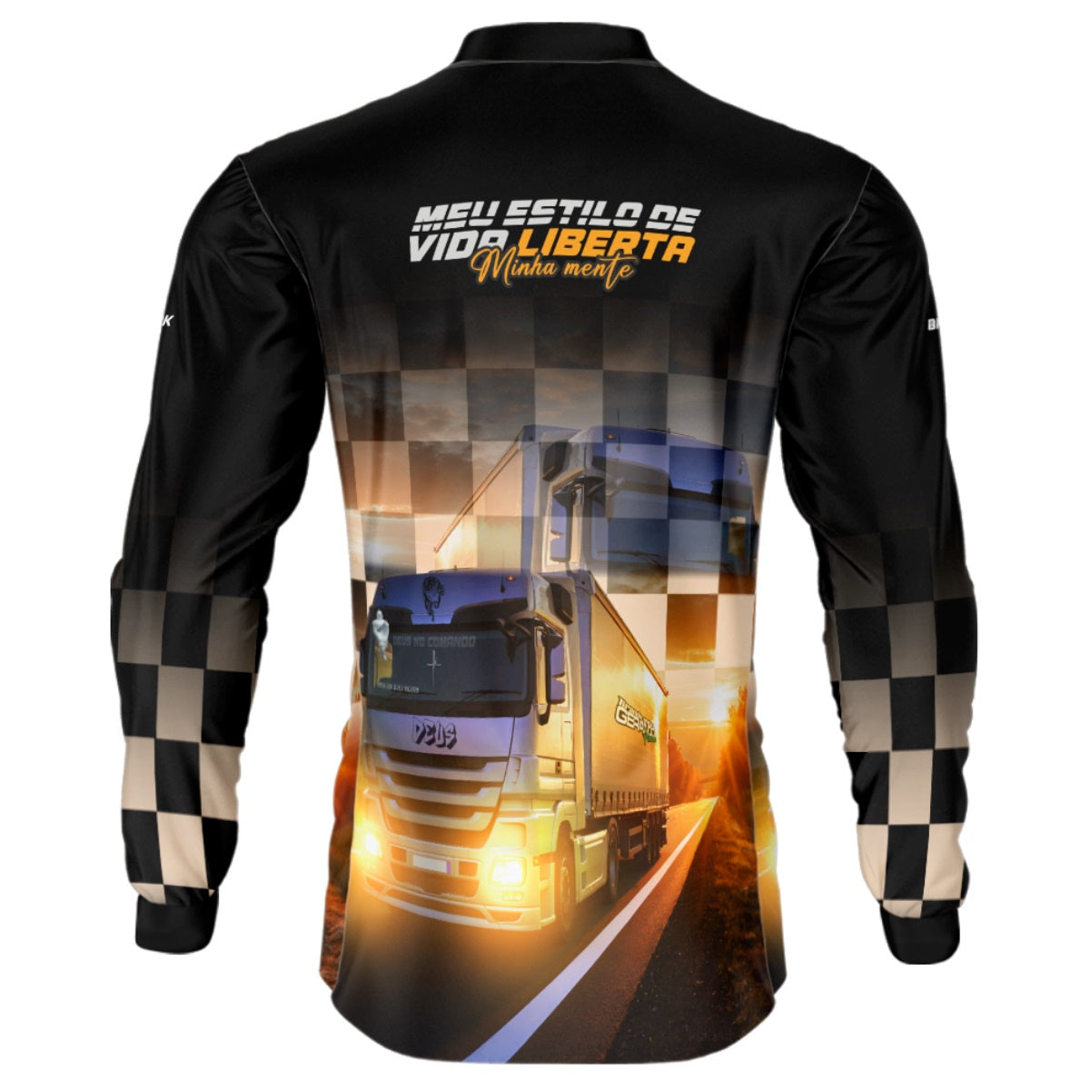 Camisa de Caminhão Brk Meu Estilo Liberta com UV50+