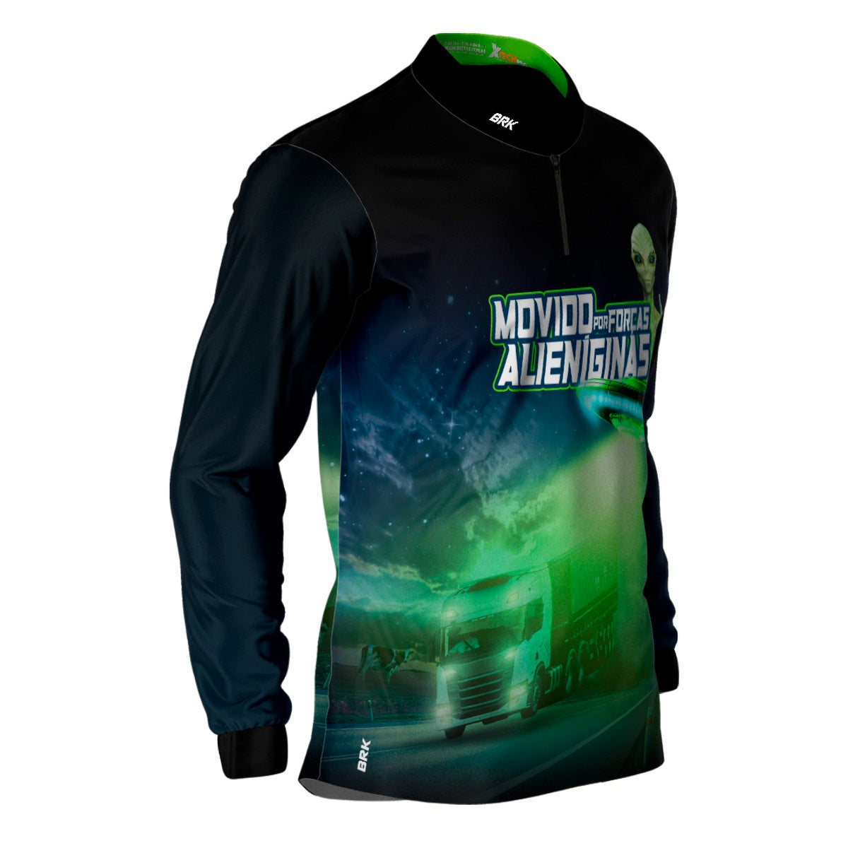 Camisa de Caminhão Brk Forças Alienigenas com UV50+