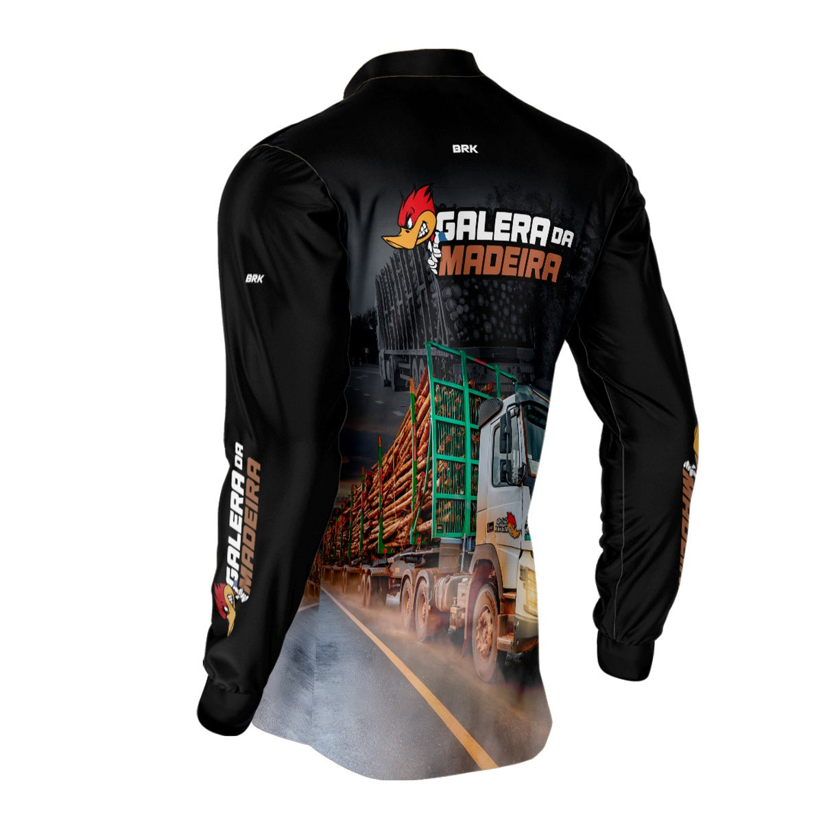 Camisa de Caminhão Brk Galera da Madeira com Proteção UV50+