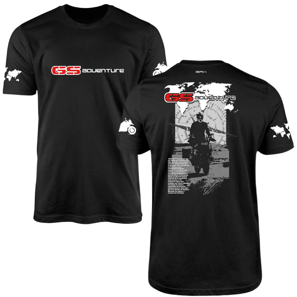 Kit Com 3 Camisetas de Algodão Coleção Moto GS