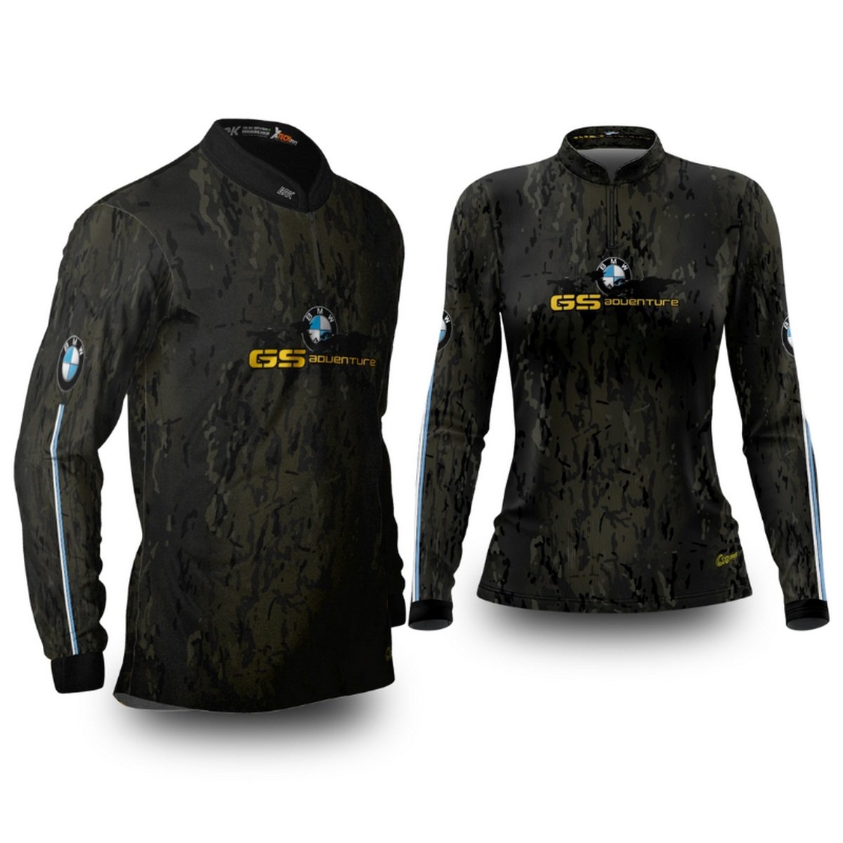 Kit Casal Camisas UV50 GS Adventure com Proteção UV50