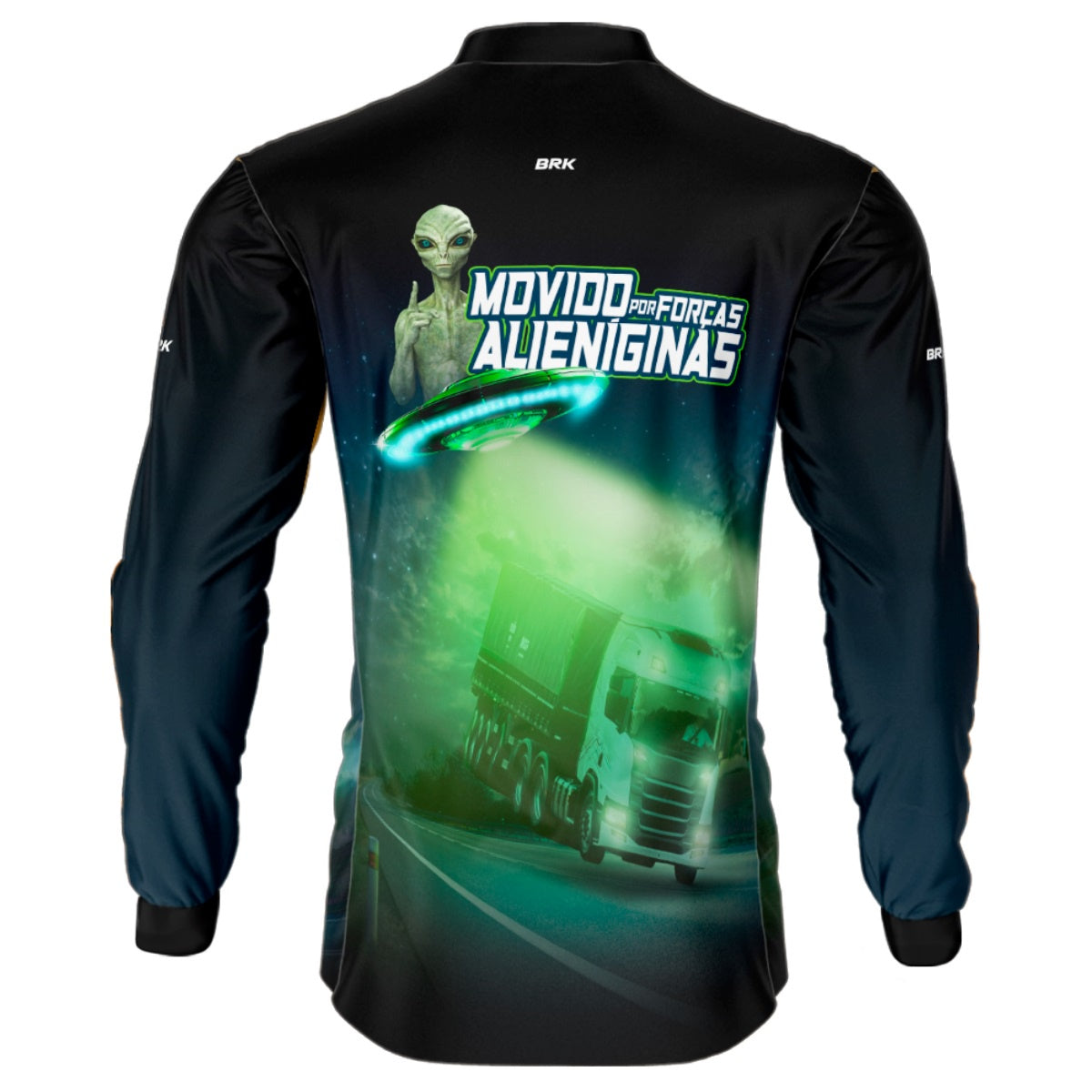 Camisa de Caminhão Brk Forças Alienigenas com UV50+