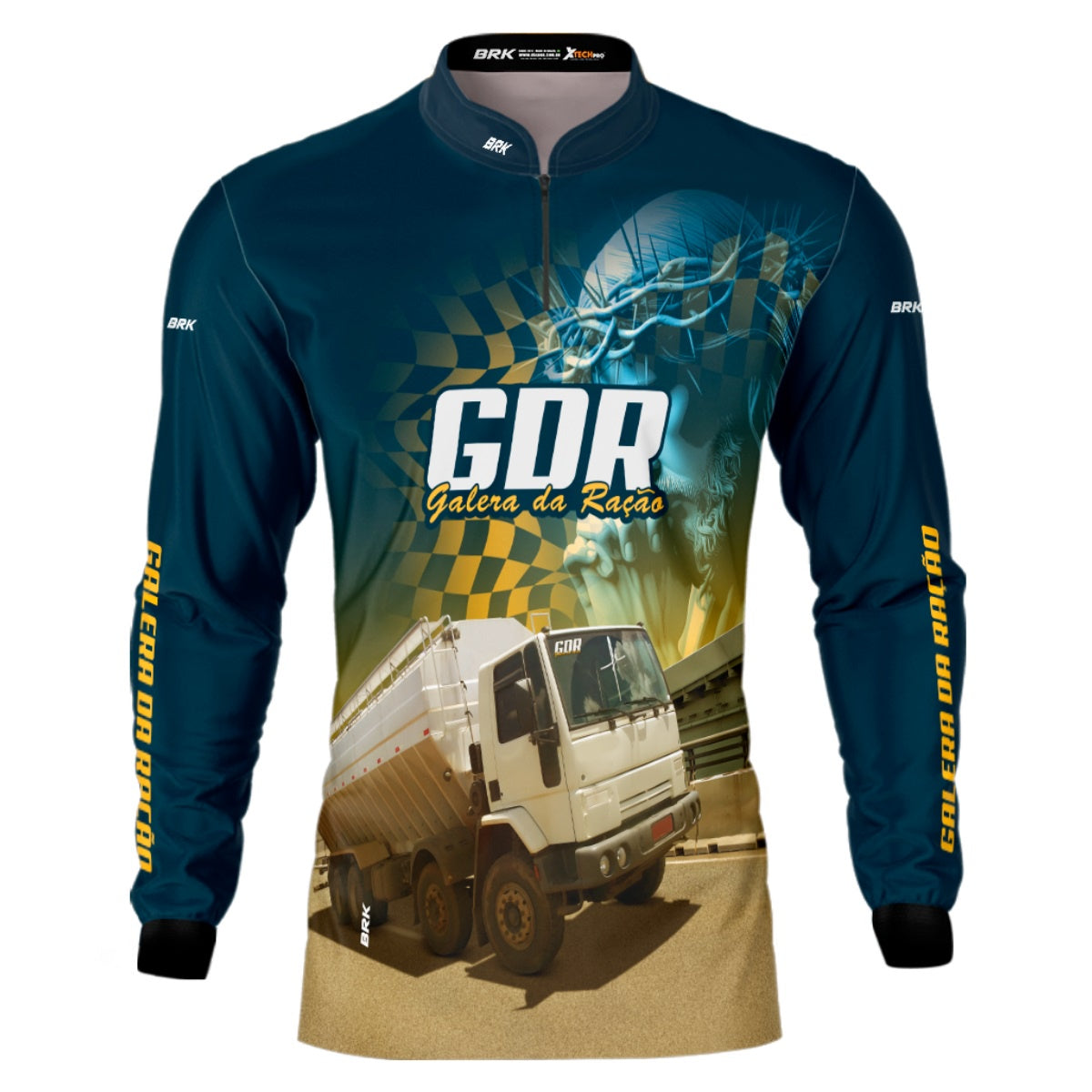 Camisa de Caminhão Brk Galera da Ração com UV50+