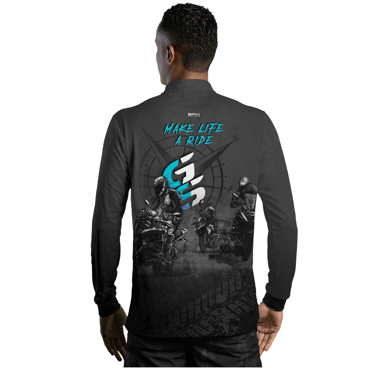 Camisa de Motociclismo Brk GS Life A Ride com Proteção Solar UV50+
