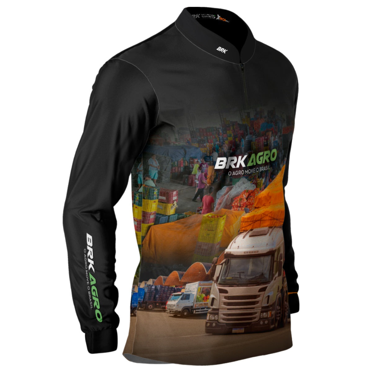 Camisa Agro Brk Ceasa Caminhão com Proteção Solar UV50+