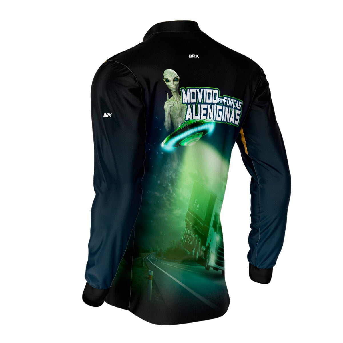 Camisa de Caminhão Brk Forças Alienigenas com UV50+