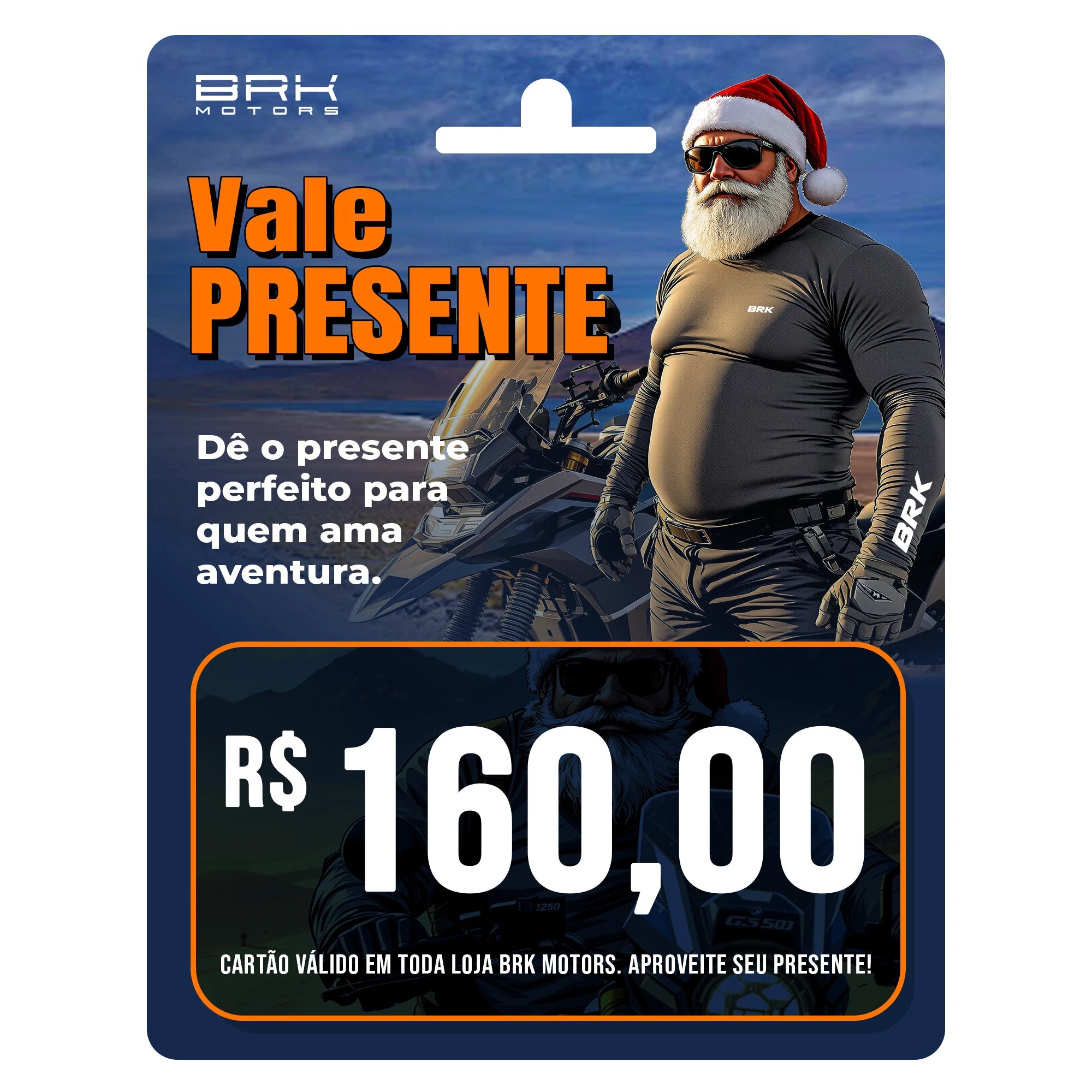 Vale Presente BRK® — R$ 160,00
