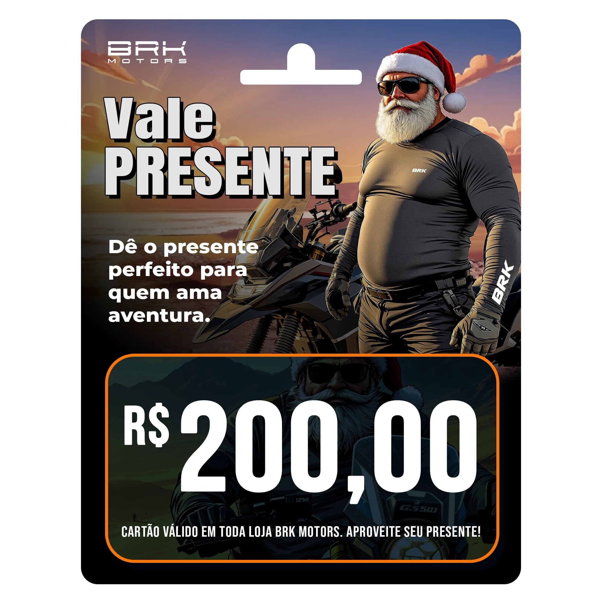Vale Presente BRK® — R$ 200,00
