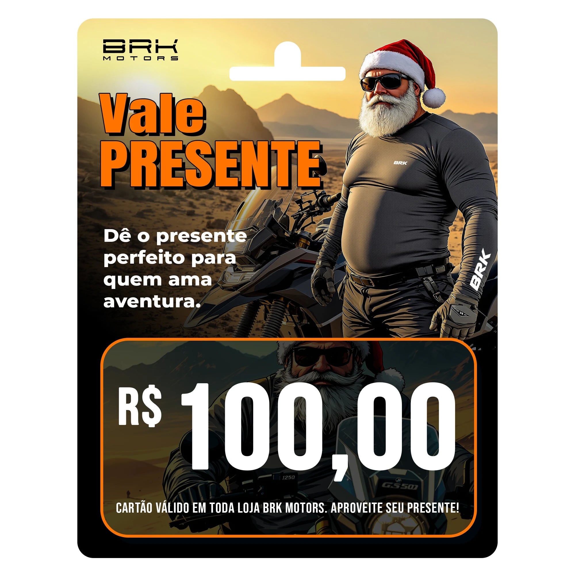 Vale Presente BRK® — R$ 100,00