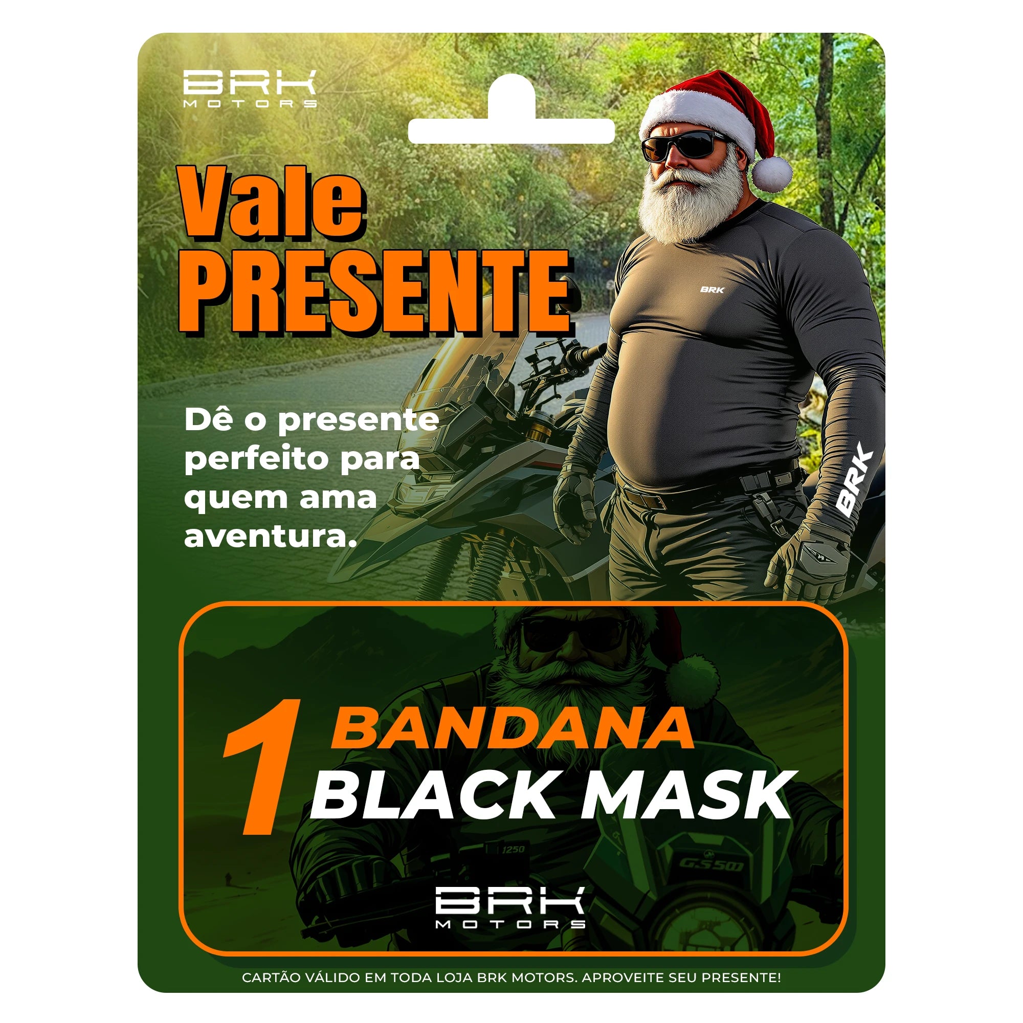 Vale Presente BRK® — 1 Bandana BlackMask