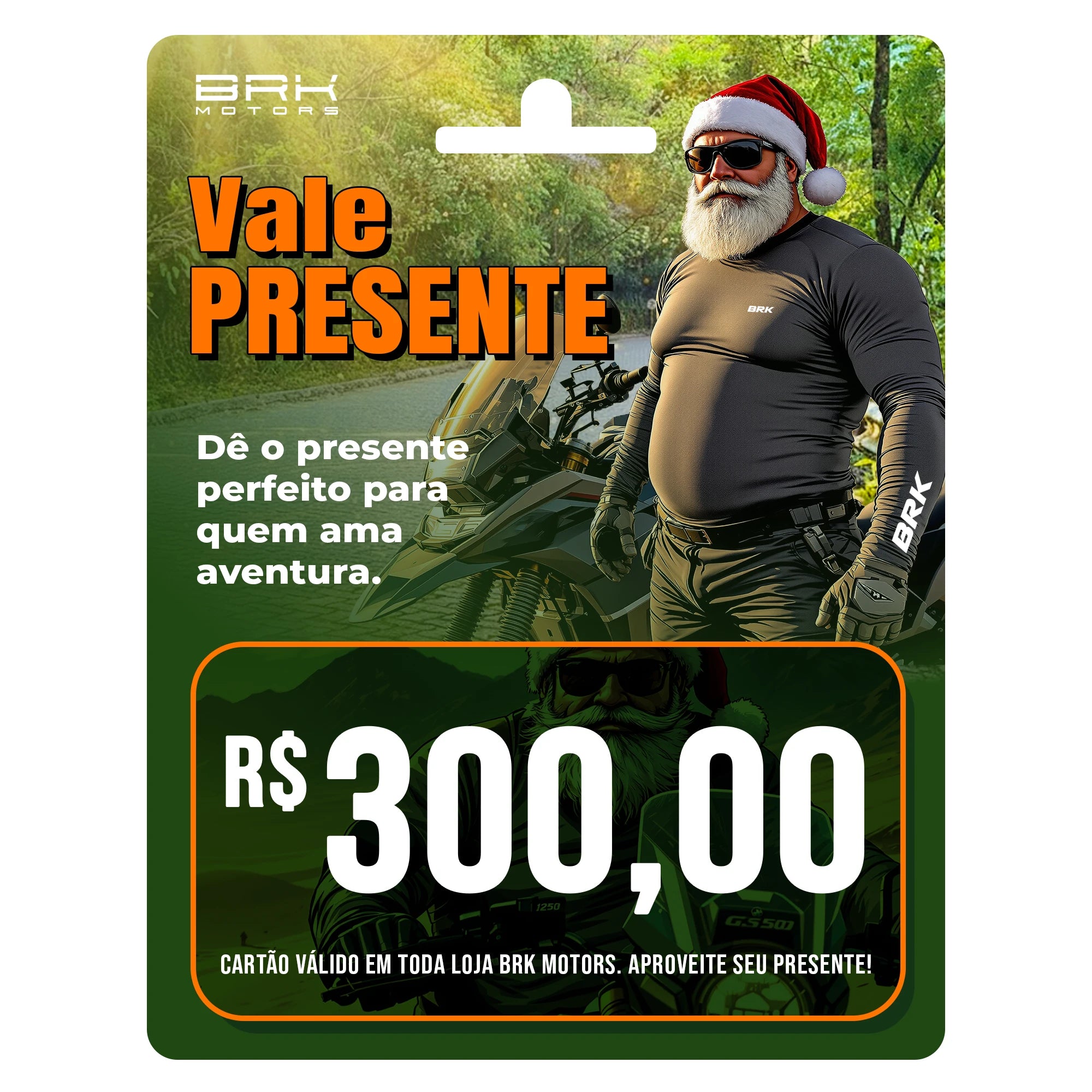Vale Presente BRK® — R$ 300,00