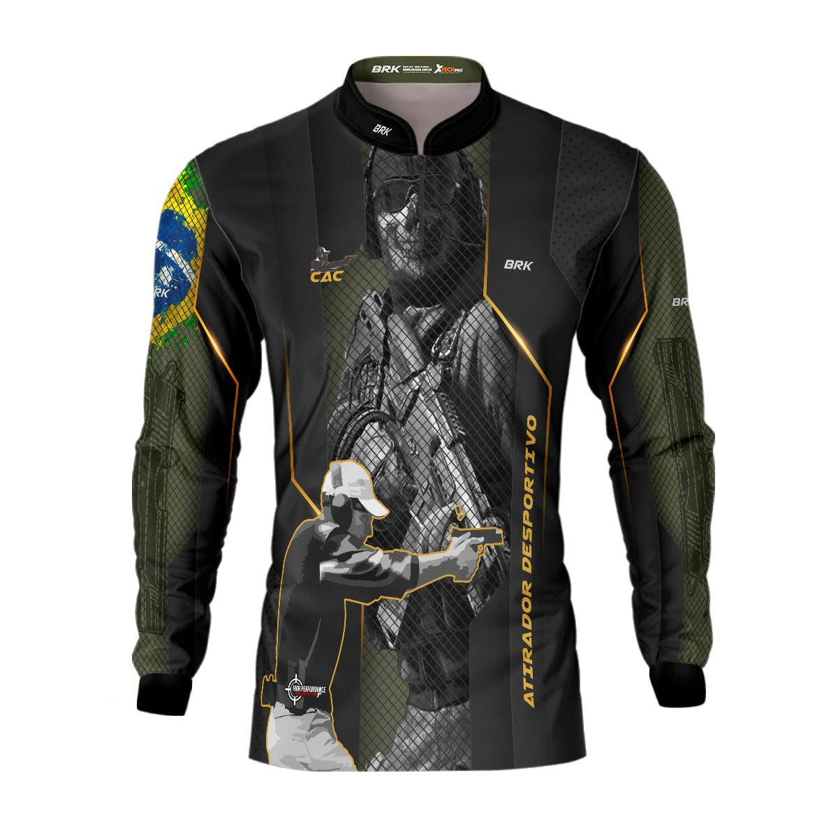 Camisa Militar Brk Atirador Esportivo com Proteção Solar UV50+