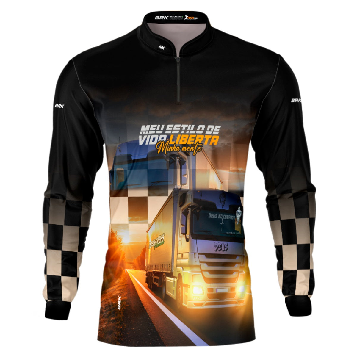 Camisa de Caminhão Brk Meu Estilo Liberta com UV50+