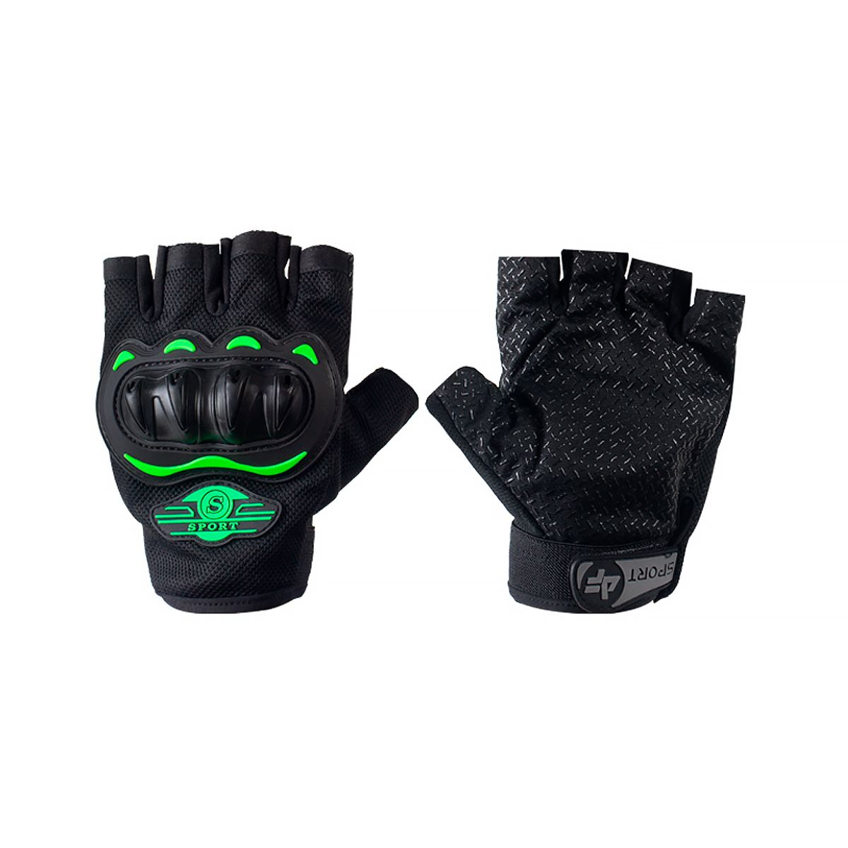 Luva Esportiva Albatroz YL025V Verde e Preto