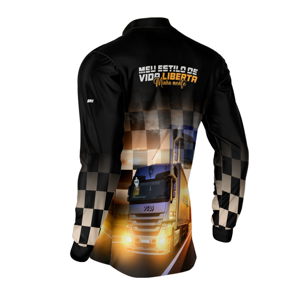 Camisa de Caminhão Brk Meu Estilo Liberta com UV50+