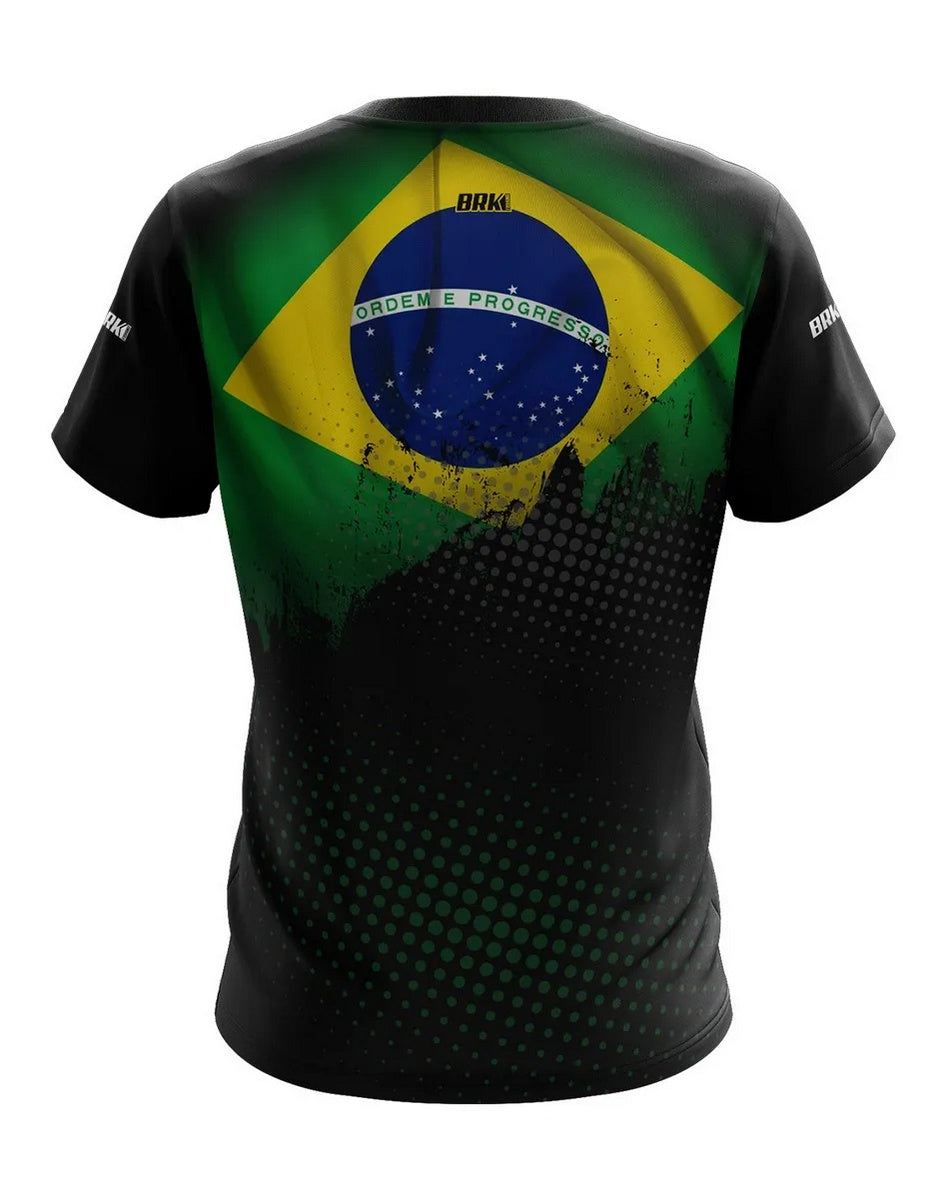 Camiseta Brk do Brasil Casual com Proteção UV50+