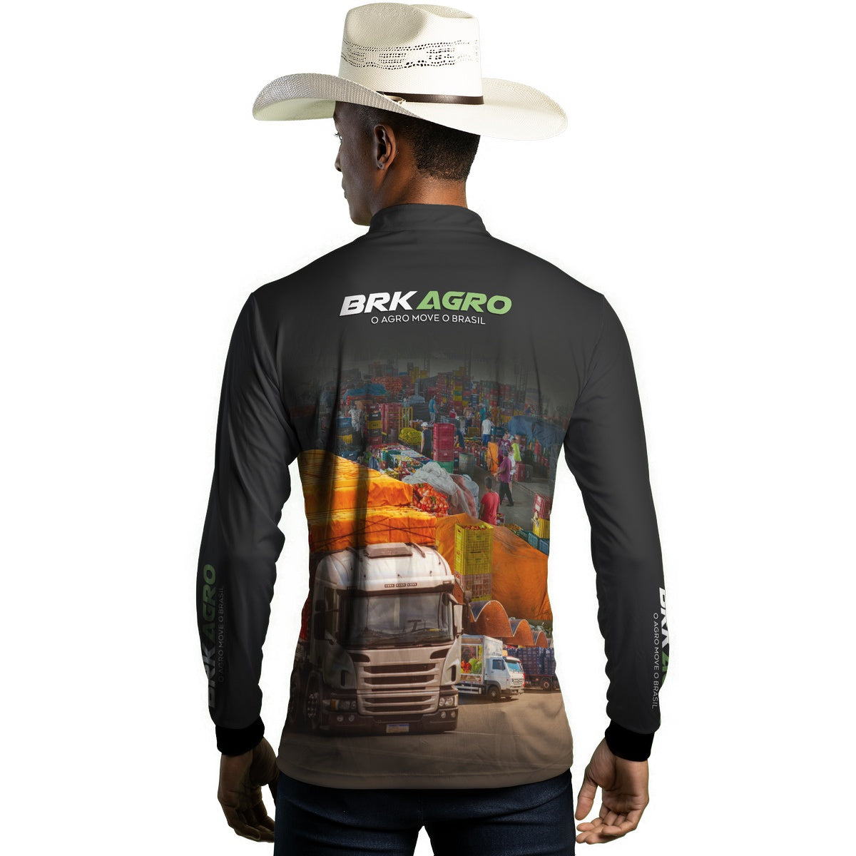 Camisa Agro Brk Ceasa Caminhão com Proteção Solar UV50+