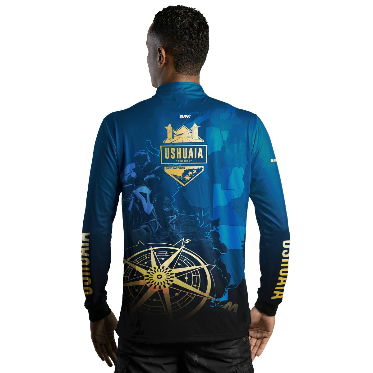 Camisa Brk Ushuaia Azul com Proteção Solar UV50+