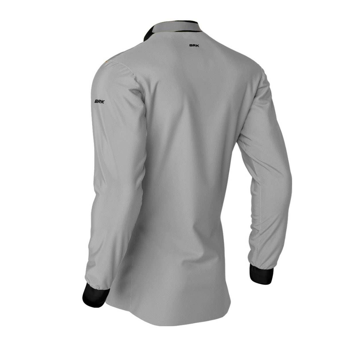Camisa de Motociclismo Brk Básica Cinza Claro com Proteção Solar UV50+